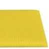 Pannelli Murali 12 pz Gialli 60x15 cm Tessuto 1,08 m²