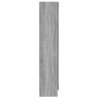    Mobile Vetrina Grigio Sonoma 82,5x30,5x150 cm Legno ingegnerizzato