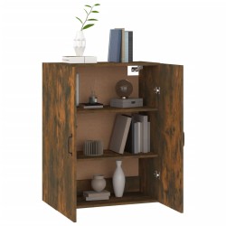    Mobile Pensile Rovere Fumo 69,5x34x90 cm in Legno Ingegnerizzato