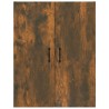    Mobile Pensile Rovere Fumo 69,5x34x90 cm in Legno Ingegnerizzato