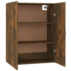    Mobile Pensile Rovere Fumo 69,5x34x90 cm in Legno Ingegnerizzato