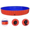    Piscina per Cani Pieghevole Rossa 300x40 cm in PVC