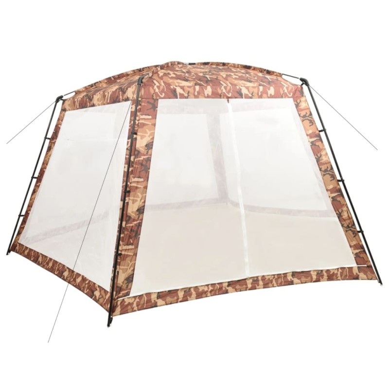    Tenda per Piscina in Tessuto 660x580x250 cm Mimetica