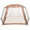    Tenda per Piscina in Tessuto 660x580x250 cm Mimetica