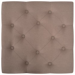 vidaXL Sgabello Marrone 60x60x36 cm in Tessuto di Poliestere