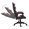 vidaXL Sedia da Gaming Rosso Vino in Similpelle