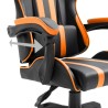 vidaXL Sedia da Gaming Arancione in Similpelle