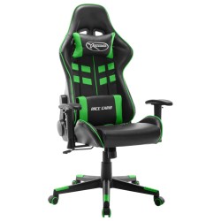 vidaXL Sedia da Gaming Nera...