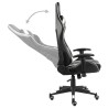 vidaXL Sedia da Gaming Girevole Bianca in PVC