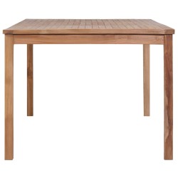 vidaXL Tavolo da Giardino 200x100x77 cm in Legno Massello di Teak