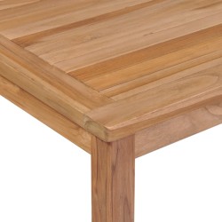 vidaXL Tavolo da Giardino 200x100x77 cm in Legno Massello di Teak