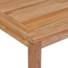 vidaXL Tavolo da Giardino 200x100x77 cm in Legno Massello di Teak