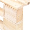 vidaXL Ottomana da Giardino in Pallet in Legno