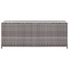 vidaXL Baule da Giardino Grigio 120x50x60 cm in Polyrattan