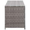 vidaXL Baule da Giardino Grigio 120x50x60 cm in Polyrattan