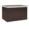 vidaXL Baule da Giardino Marrone 109x67x65 cm