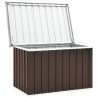 vidaXL Baule da Giardino Marrone 109x67x65 cm