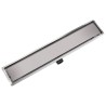    Canaletta di Drenaggio per Doccia 730x140 mm Acciaio Inox