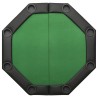 vidaXL Tavolo da Poker Pieghevole 8 Giocatori Verde 108x108x75 cm