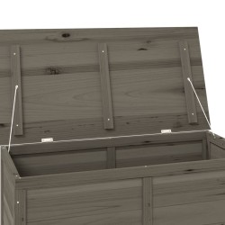 vidaXL Scatola Cuscini Antracite 100x50x56 cm Legno Massello di Abete