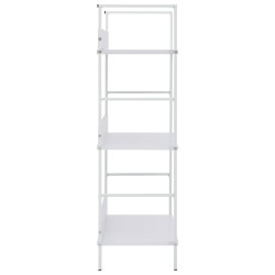 vidaXL Libreria a 3 Ripiani Bianca 60x27,6x90,5 cm in Truciolato