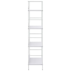 vidaXL Libreria a 4 Ripiani Bianca 60x27,6x124,5 cm in Truciolato