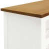 vidaXL Cantinetta per Vini 56x32x110 cm Legno Massello di Rovere