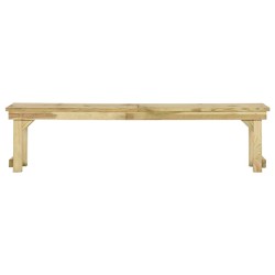    Panchina da Giardino 180 cm in Legno di Pino Impregnato