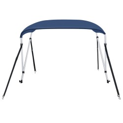 vidaXL Bimini di Prua con Tendalino a 2 Archi Blu Marino 180x150x110cm