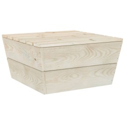 vidaXL Tavolo da Giardino 60x60x30 cm in Legno di Abete Impregnato