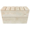 vidaXL Tavolo da Giardino 60x60x30 cm in Legno di Abete Impregnato