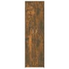    Armadio da Corridoio Rovere Fumo 55x25x189 cm Legno ingegnerizzato