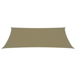    Parasole a Vela Oxford Rettangolare 3x6 m Beige