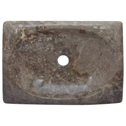 Lavandino Grigio 50x35x10 cm in Marmo