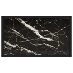 vidaXL Tavolo Consolle Nero 60x35x75 cm in Vetro Temperato