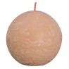 Bolsius Candele Rustiche a Sfera Shine 6 pz 76x71 mm Rosa Nebbia