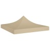    Tetto per Tendone per Feste 2x2 m Beige 270 g/m²