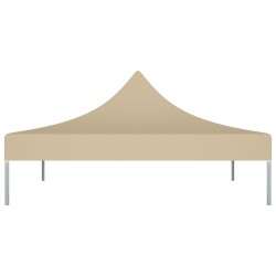    Tetto per Tendone per Feste 3x3 m Beige 270 g/m²