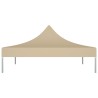    Tetto per Tendone per Feste 3x3 m Beige 270 g/m²