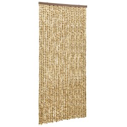    Zanzariera Beige e Marrone 100x220 cm Ciniglia