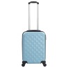 vidaXL Trolley a Custodia Rigida Blu ABS