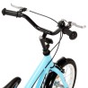 vidaXL Bici per Bambini 12 Pollici Nera e Blu