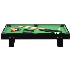 vidaXL Mini Tavolo da Biliardo 3 Piedi 92x52x19 cm Nero e Verde