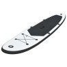 vidaXL Set Tavola Gonfiabile da SUP Nero e Bianco