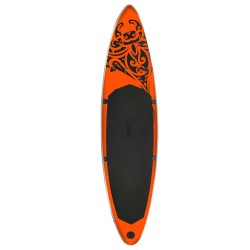 vidaXL Set Tavola Gonfiabile da SUP 366x76x15 cm Arancione