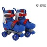 Street Rider Pattini a Rotelle Regolabili 31-34 Blu