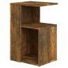    Tavolino da Salotto Rovere Fumo 36x30x56cm Legno ingegnerizzato