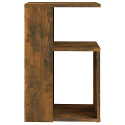    Tavolino da Salotto Rovere Fumo 36x30x56cm Legno ingegnerizzato