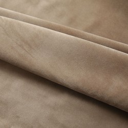    Tende Oscuranti con Ganci 2 pz Beige in Velluto 140x175 cm