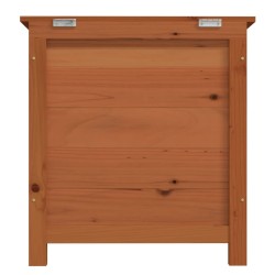    Scatola Cuscini Esterno Marrone 50x50x56cm Legno Massello Abete